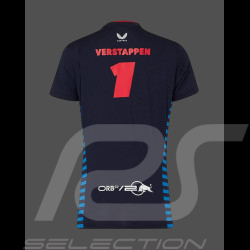 Red Bull Racing T-shirt F1 Team Max Verstappen Signature Nachthimmel TF5887-190 - Damen