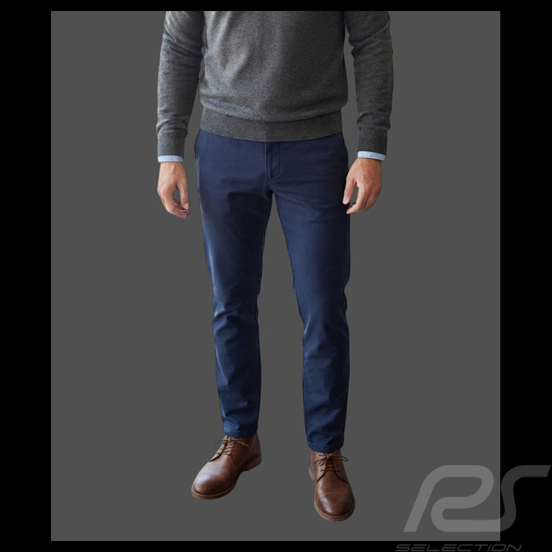 Pantalon Chino Red Bull Racing F1 Team Slim Exclusif Ecurie Bleu Nuit TM1938 - Homme