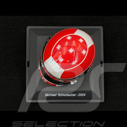 Casque Ferrari Michael Schumacher n° 1 Vainqueur Championnat du Monde 2004 F1 1/5 Spark HELFE33