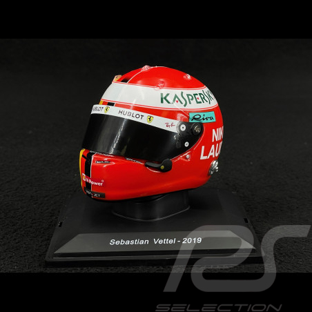 Ferrari Helm Sebastian Vettel n° 5 Hommage Niki Lauda Monaco GP 2019 F1 1/5 Spark HELFE10
