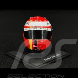 Casque Ferrari Sebastian Vettel n° 5 Hommage Niki Lauda GP Monaco 2019 F1 1/5 Spark HELFE10