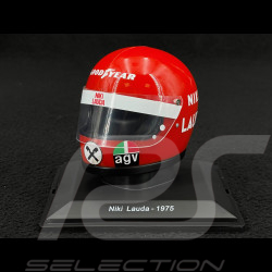 Casque Ferrari Niki Lauda n° 12 Vainqueur Championnat du Monde 1975 F1 1/5 Spark HELFE06