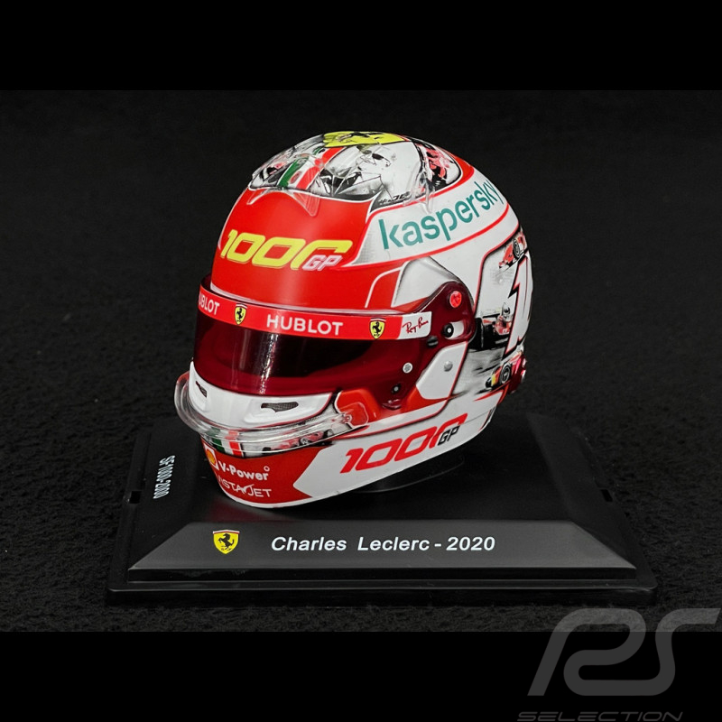 Ferrari Helmet Charles Leclerc n° 16 1000th Ferrari Tuscany GP 2020 F1 1/5 Spark HELFE0G1