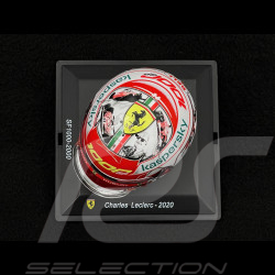 Casque Ferrari Charles Leclerc n° 16 1000ème GP Ferrari Toscane 2020 F1 1/5 Spark HELFE0G1
