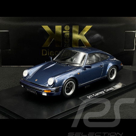 Porsche 911 Carrera Coupe 1983 Bleu Métallique 1/18 KK Scale KKDC180664