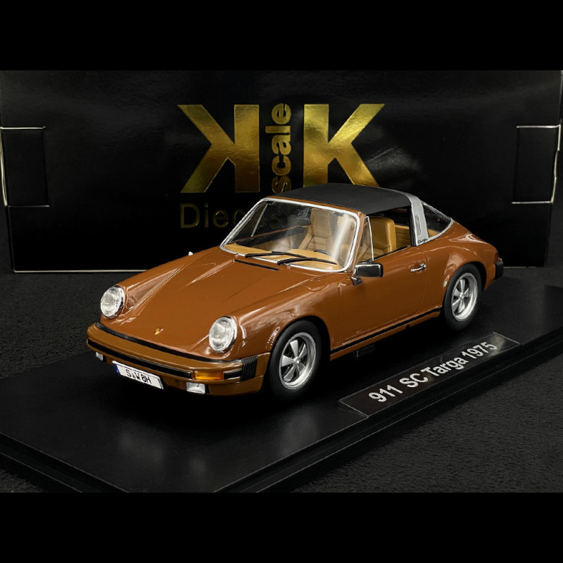 Porsche 911 SC Targa 1975 Copper Brown Tatort Stuttgart 1/18 KK