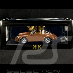 Porsche 911 SC Targa 1975 Brun Cuivré Tatort Stuttgart 1/18 KK Scale KKDC180923