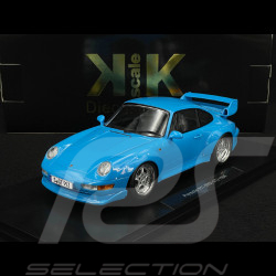 Porsche 911 GT2 Type 993 1996 Riviera Blue Speedline Rims 1/18 KK Scale KKDC181423S