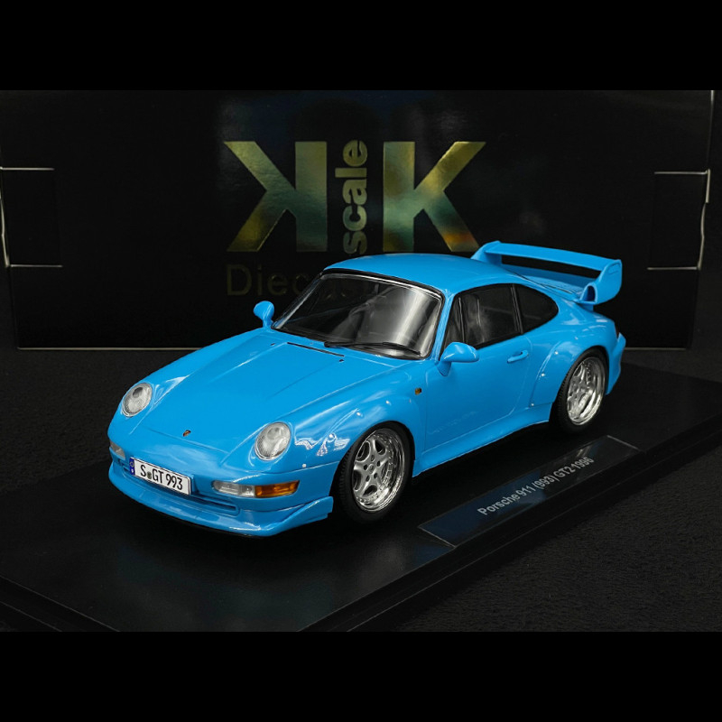 ⭐︎K K⭐︎ Porsche 911 GT2 Type 993 1996 Riviera Blue Speedline Rims 1/18 KK