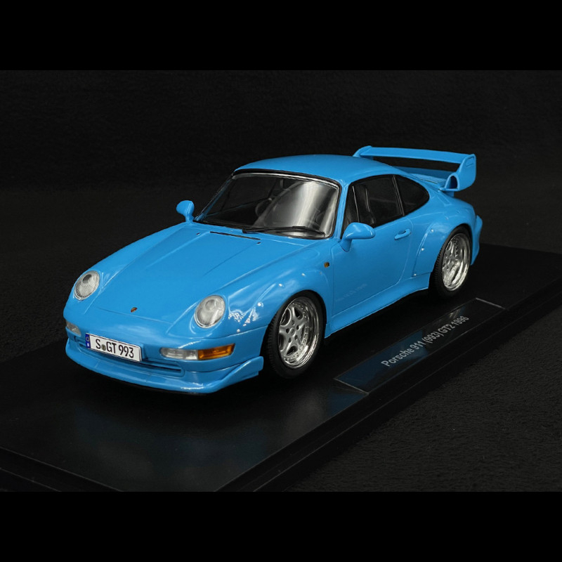 Porsche 911 GT2 Type 993 1996 Riviera Blue Speedline Rims 1/18 KK
