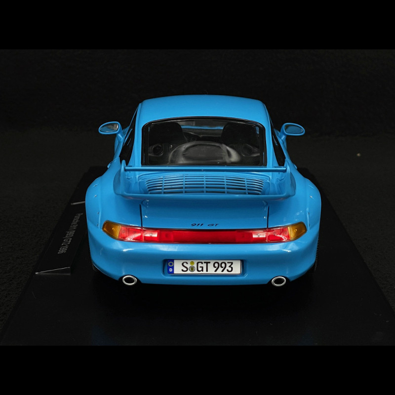 Porsche 911 GT2 Type 993 1996 Riviera Blue Speedline Rims 1/18 KK