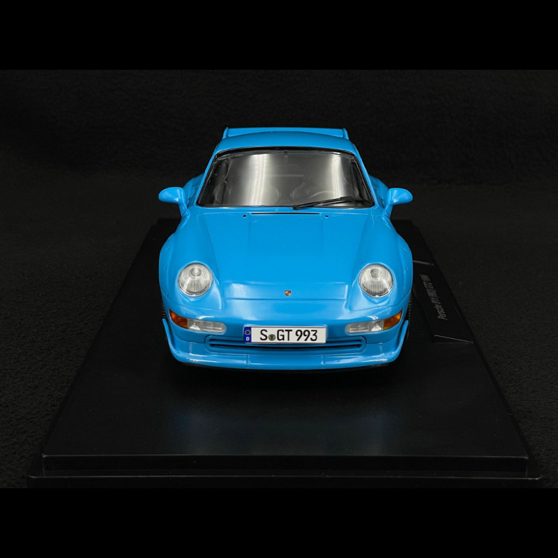 Porsche 911 GT2 Type 993 1996 Riviera Blue Speedline Rims 1/18 KK