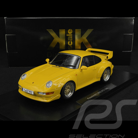 Porsche 911 GT2 Typ 993 1996 Speedgelb BBS Felgen 1/18 KK Scale KKDC181422B