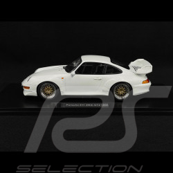 Porsche 911 GT2 Type 993 1996 Blanc Grand Prix Jantes BBS 1/18 KK Scale KKDC181424B