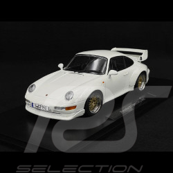 Porsche 911 GT2 Typ 993 1996 Weiß Grand Prix BBS Felgen 1/18 KK Scale KKDC181424B