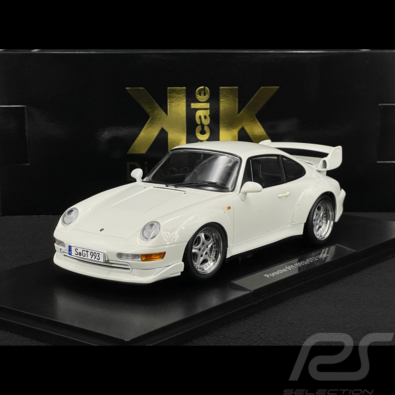 Porsche 911 GT2 Type 993 1996 Blanc Grand Prix Jantes Speedline 1/18 KK Scale KKDC181424S