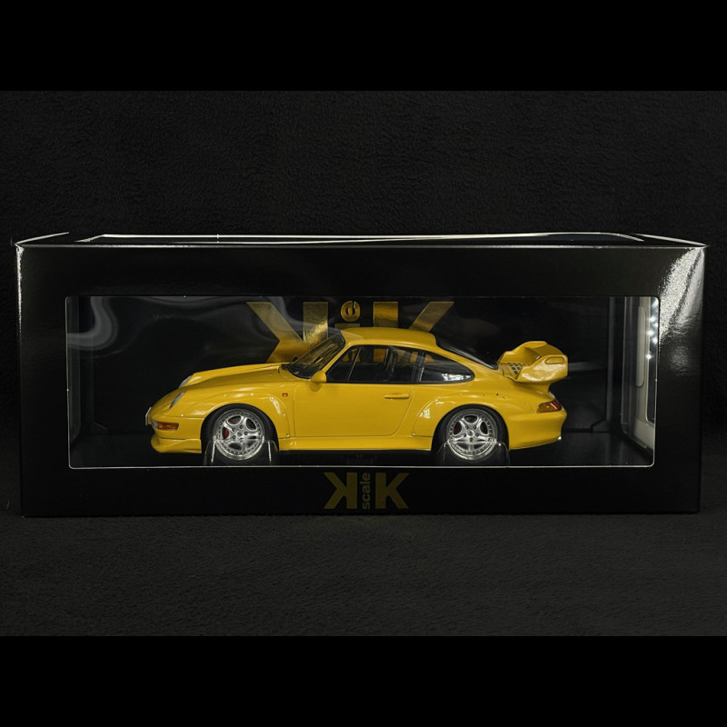 KK-Scale 1/18 ポルシェ911 GT2 1996 BBS イエロー Porsche 911 GT2 Type 993 1996 Speed Yellow Speedline Rims 1/18 KK