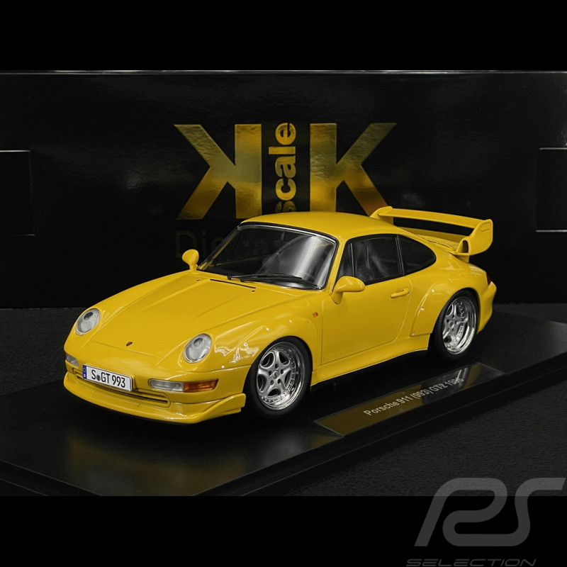 Porsche 911 GT2 Type 993 1996 Speedgelb Speedline Felgen 1/18 KK Scale KKDC181422S