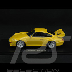 Porsche 911 GT2 Type 993 1996 Jaune Vitesse Jantes Speedline 1/18 KK Scale KKDC181422S