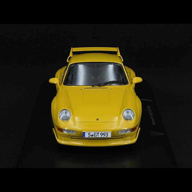 Porsche 911 GT2 Type 993 1996 Speed Yellow Speedline Rims 1/18 KK
