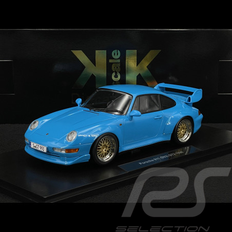 Porsche 911 GT2 Typ 993 1996 Riviera Blau BBS Felgen 1/18 KK Scale KKDC181423B