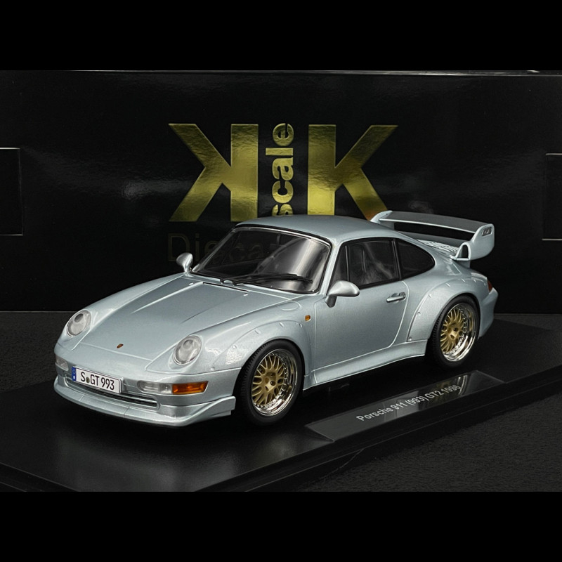 KK Scale 1/12 ポルシェ911 GT2 1996 BBS シルバー Porsche 911 GT2 Type 993 1996 Polar Silver BBS Rims 1/18 KK Scale