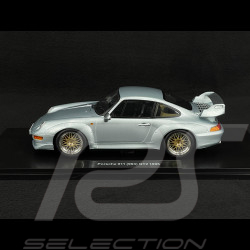 Porsche 911 GT2 Type 993 1996 Argent Polaire Jantes BBS 1/18 KK Scale KKDC181421B
