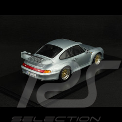 Porsche 911 GT2 Type 993 1996 Polar Silver BBS Rims 1/18 KK Scale KKDC181421B