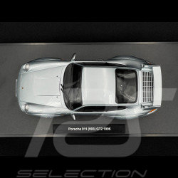 Porsche 911 GT2 Type 993 1996 Polar Silver BBS Rims 1/18 KK Scale KKDC181421B