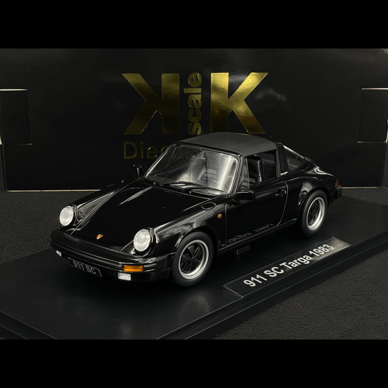 Porsche 911 SC Targa 1983 Black 1/18 KK Scale KKDC180843