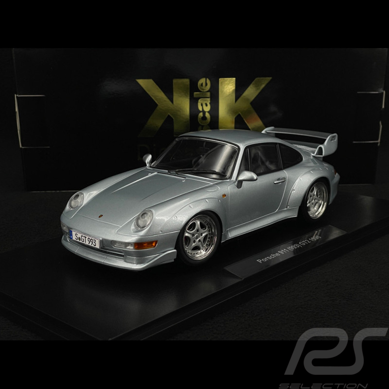 Porsche 911 GT2 Type 993 1996 Polar Silber Speedline Felgen 1/18 KK Scale KKDC181421S