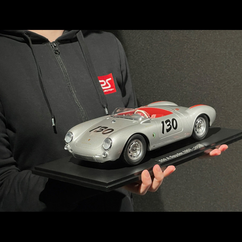 Porsche 550 A Spyder n° 130 Little Bastard James Dean 1956 Silver