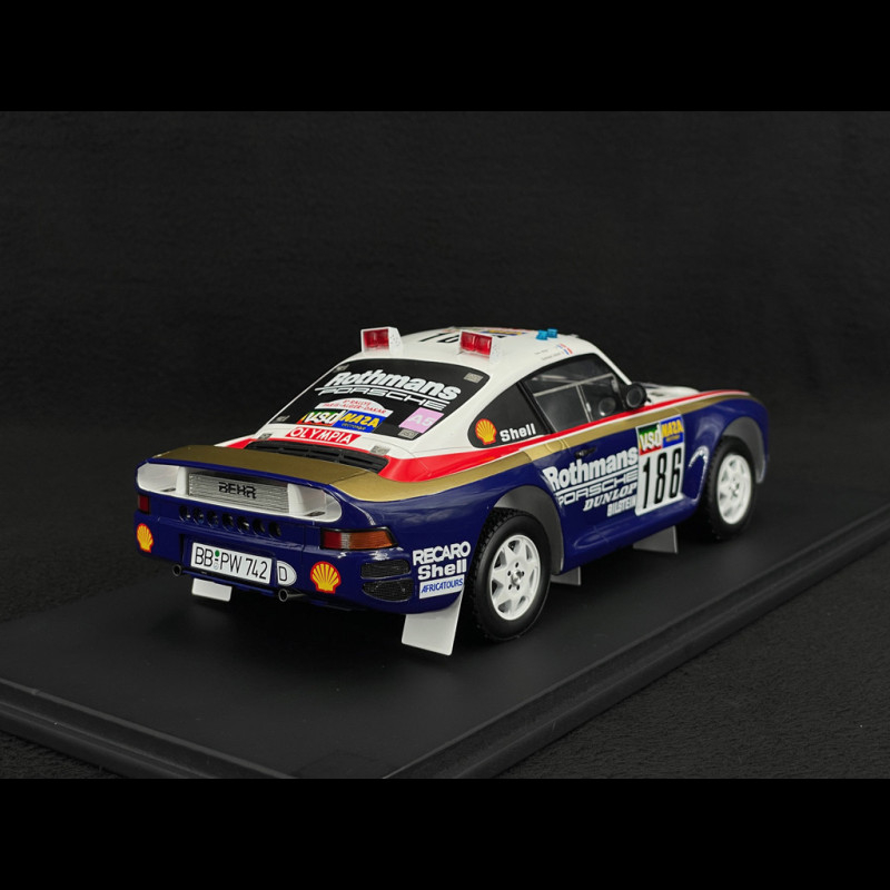 Porsche 959 n° 186 Winner Rally Paris Dakar 1986 1/18 Spark 18S789