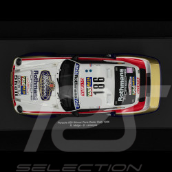 Porsche 959 n° 186 Vainqueur Rallye Paris Dakar 1986 1/18 Spark 18S789