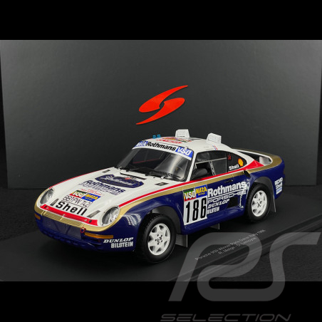 Porsche 959 n° 186 Winner Rally Paris Dakar 1986 1/18 Spark 18S789