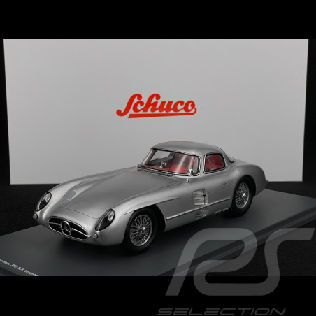 Mercedes-Benz 300 SLR Uhlenhaut Coupe 1955 Silber Grau 1/18 Schuco 18U00069
