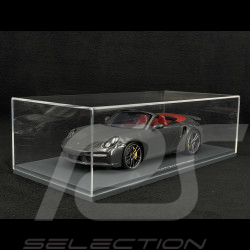 Porsche 911 Turbo S Cabriolet Typ 992 2022 Achatgrau 1/18 Schuco 18U00143