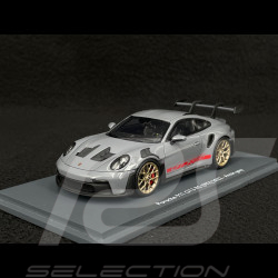 Porsche 911 GT3 RS Type 992 2022 Arctic Grey 1/43 Schuco 43U00001
