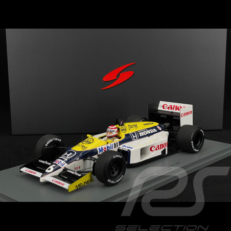 Nelson Piquet Williams FW11 n° 6 Winner Brazilian GP 1986 F1 1/18 Spark 18S737