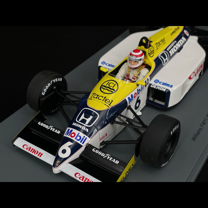 Nelson Piquet Williams FW11 n° 6 Winner Brazilian GP 1986 F1 1/18