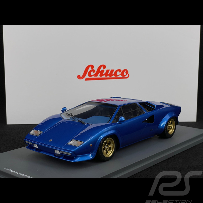 Lamborghini Countach LP400 S 1975 Bleu 1/18 Schuco 18U00025