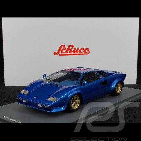 Lamborghini Countach LP400 S 1975 Blau 1/18 Schuco 18U00025