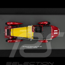 Alfa Romeo 8C 2300 n° 11 Winner 24h Le Mans 1933 1/18 Spark 18LM33