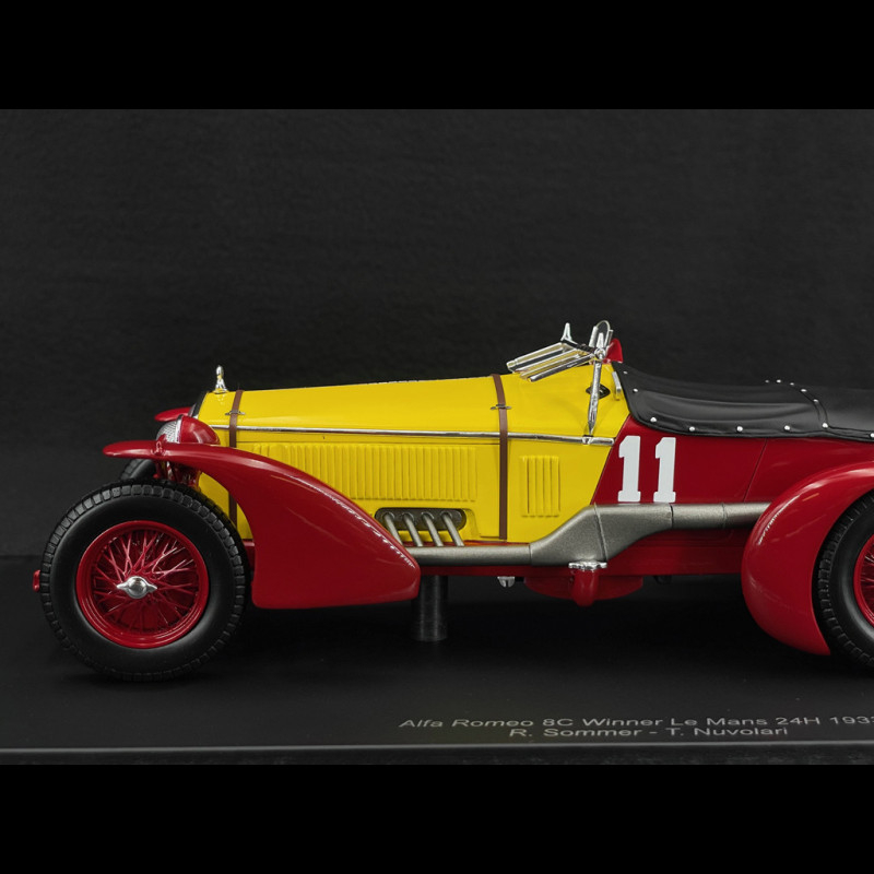 Miniature Alfa Romeo 8C 1/43 Spark RHD No.16 24h Le Mans 1931 /H.Birkin