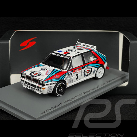 Lancia Delta HF Integrale EVO n° 3 Vainqueur Rallye Tour de Corse 1992 1/43 Spark S9017