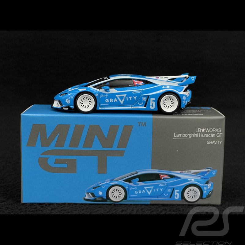 Lamborghini Huracan LB Works Gravity 2024 Blue 1/64 Mini GT MGT01055-R