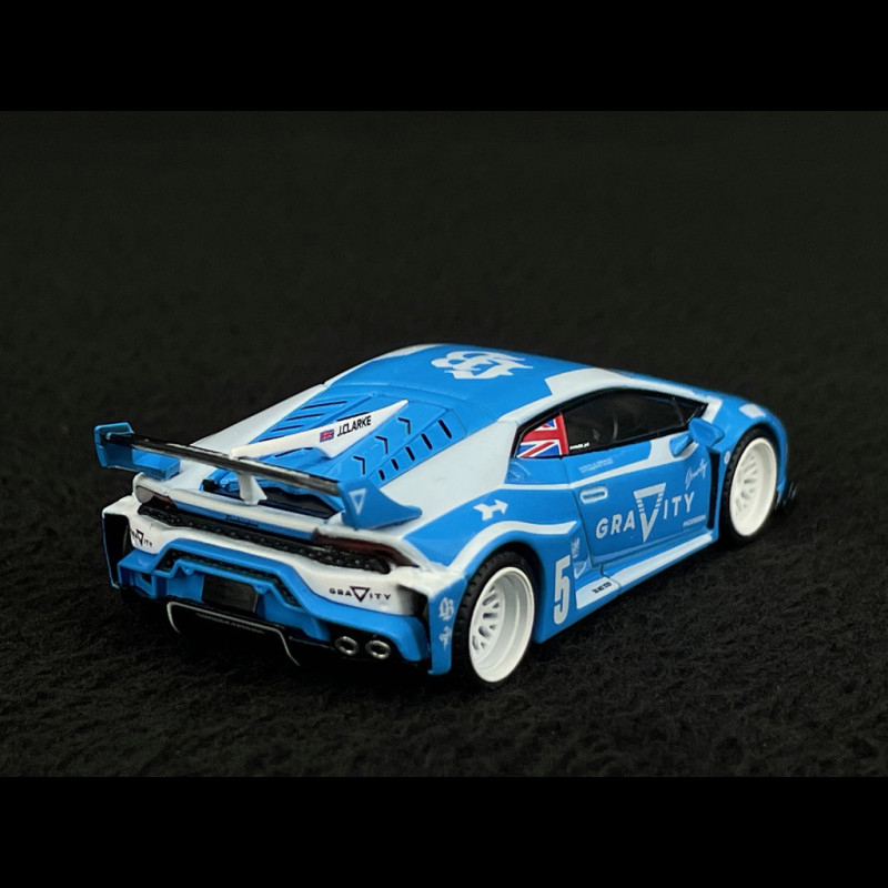 Lamborghini Huracan LB Works Gravity 2024 Blue 1/64 Mini GT MGT01055-R