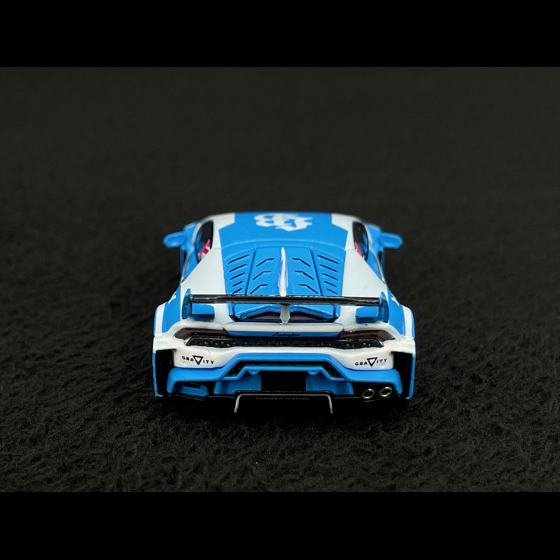 Lamborghini Huracan LB Works Gravity 2024 Blue 1/64 Mini GT MGT01055-R