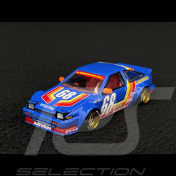Toyota Sprinter Trueno AE86 n° 68 Kaido Racing V1 1983 Bleu 1/64 Mini GT KHMG196