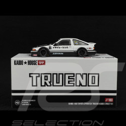 Toyota Sprinter Trueno AE86 n° 86 Kaido Works IMAI Racing V1 1983 Weiß 1/64 Mini GT KHMG180